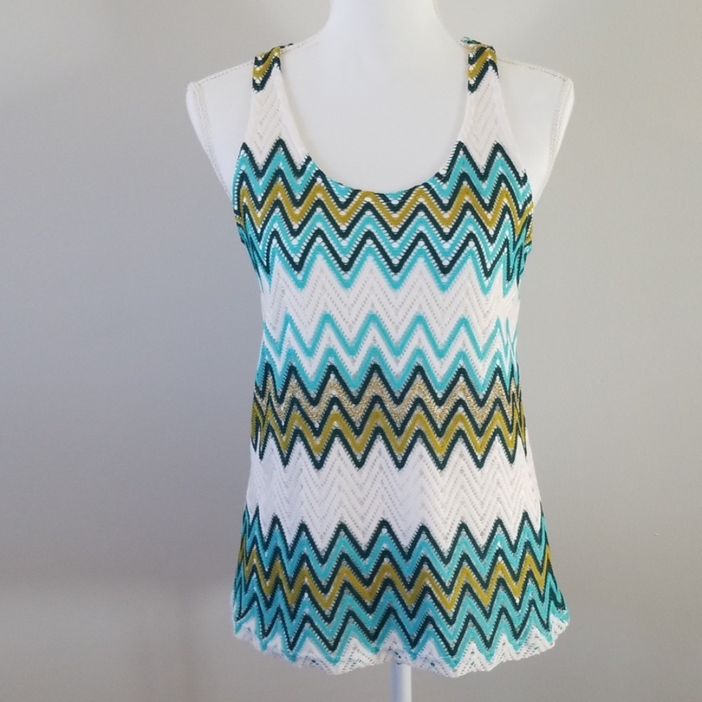 Pixley Cristi Overlay Knit Top